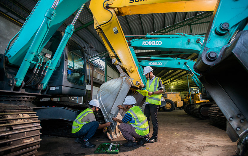 Logistik dan sewa rental alat berat